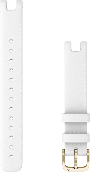Garmin Ersatzarmband 14mm Leder für Lily white/cream gold