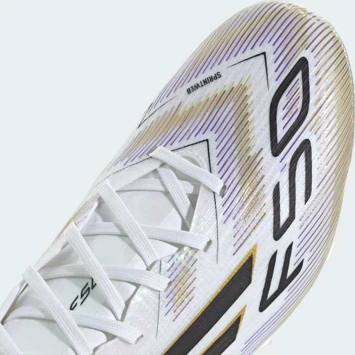 adidas F50 Pro FG cloud white/core black/gold metallic