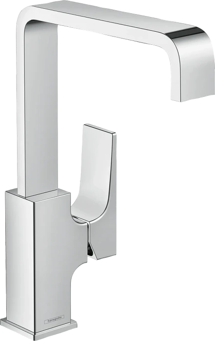 Hansgrohe Metropol Einhebel-Waschtischmischer 230 mit Hebelgriff und Push-Open Ablaufgarnitur chrom
