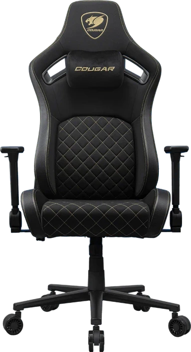 Cougar Defensor Gold F CGR-DFF-GLB Gamingstuhl, schwarz/gold (3MDFFGLB.0001)