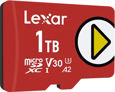 Lexar PLAY R150 1TB, UHS-I U3, A2, Class 10