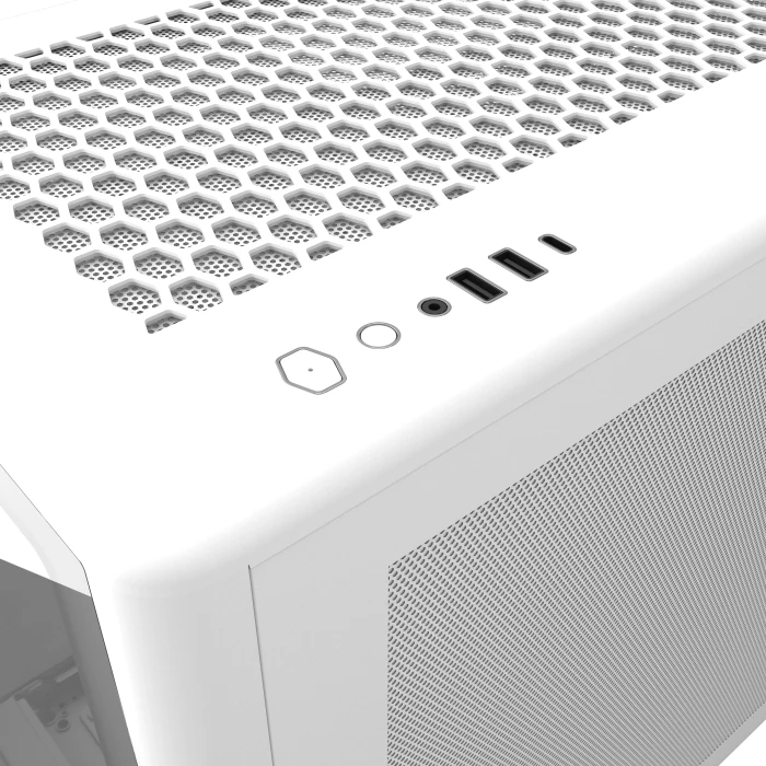 Cooler Master Elite 600 White, weiß, inkl. 4x Lüfter, Glasfenster