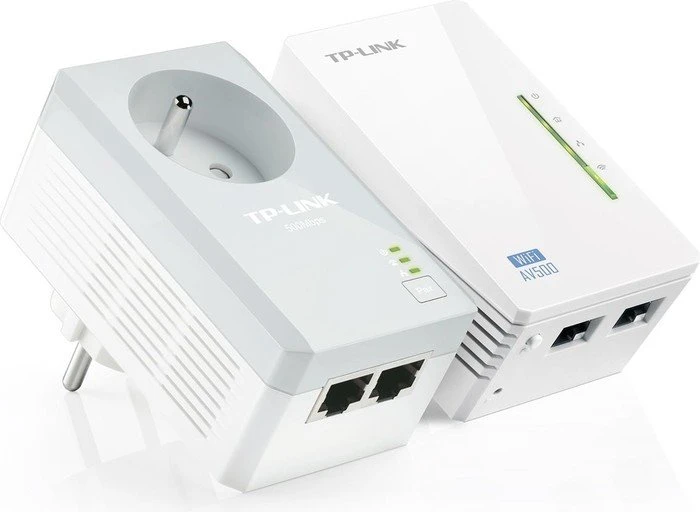 TP-Link AV500, Powerline/WLAN-Access Point und Powerline-Adapter Set, 2er-Bundle