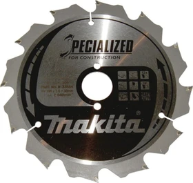 Makita Specialized Construction Kreissägeblatt 12Z, 190x2.6x30mm, 1 Stück