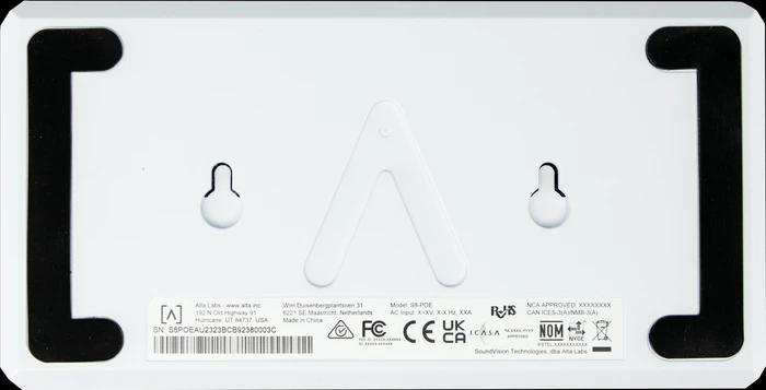 Alta Labs S8-PoE Desktop Gigabit Managed Switch, 8x RJ-45, 60W PoE+