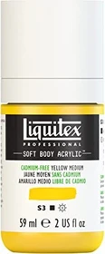 Liquitex Professional Soft Body Acrylic cadmium-free yellow medium, 59ml