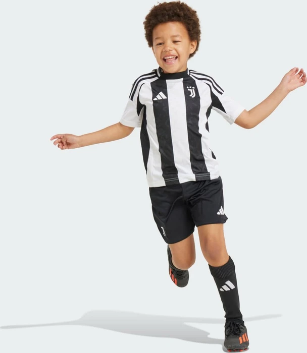 adidas Juventus Turin 2024/2025 Heimausrüstung white/black (Junior)