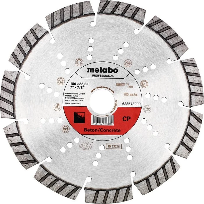 Metabo Professional CP Diamanttrennscheibe, 180x2.6x22.23mm, 1 Stück