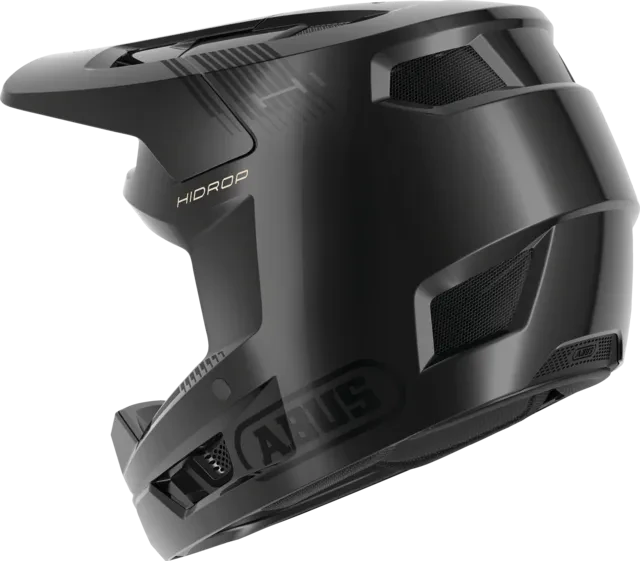ABUS HiDrop Fullface-Helm shiny black