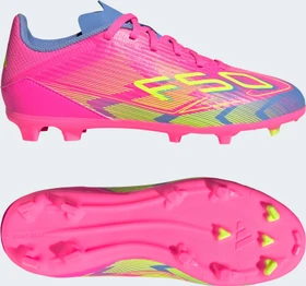 adidas F50 League FG/MG lucid pink/lucid lemon/blue fusion (Junior)
