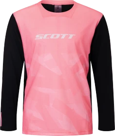 Scott Vertic Delta Trikot langarm digital pink (Junior)