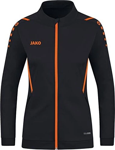 Jako Challenge Trainingsjacke schwarz/neonorange (Damen)