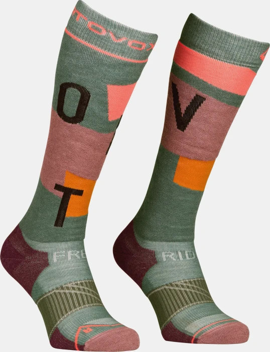 Ortovox Freeride Long Cozy Socken wild herbs (Damen)