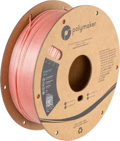 Polymaker PolyLite Silk PLA, rosa, Spule, 1.75mm, 1.00kg