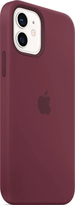 Apple Silikon Case mit MagSafe für iPhone 12/iPhone 12 Pro Pflaume