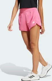 adidas Pacer Essentials Knit High-Rise Shorts pink fusion/white (Damen)