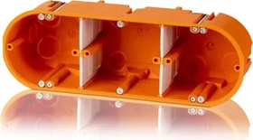 f-tronic HW Gerätedose massiv 3-fach