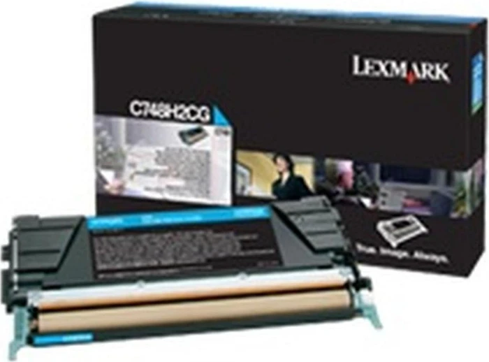 Lexmark Toner C748H2CG cyan hohe Kapazität