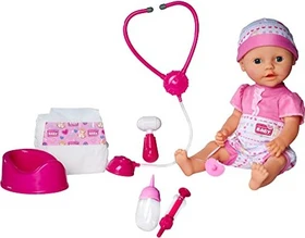 Simba Toys New Born Baby Baby mit Doktor Zubehör