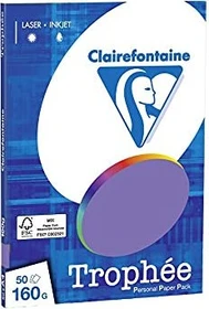 Clairefontaine Trophée Universalpapier matt violett, A4, 160g/m², 100 Blatt