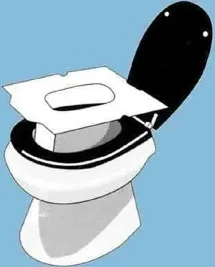 Hytos WC-Sitzauflagen weiß, 25 Stück