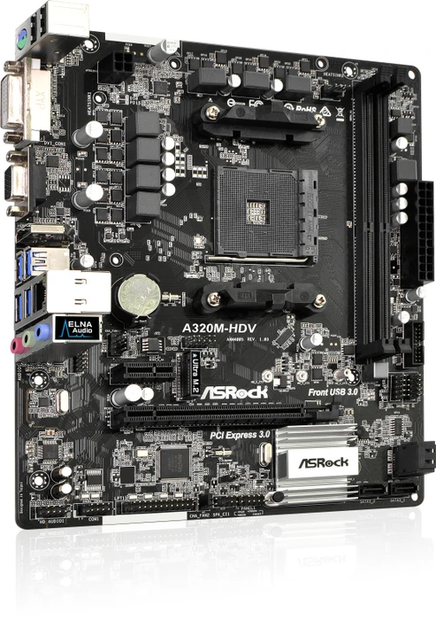ASRock A320M-HDV (AMD AM4)