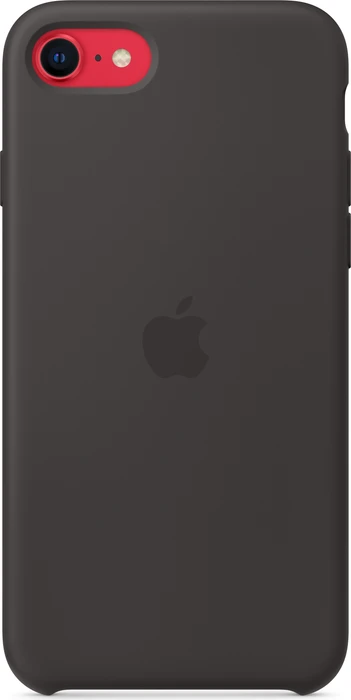 Apple Silikon Case für iPhone SE (2020) schwarz