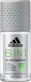 adidas Cool & Dry 6 in 1 48h Roll-On Deodorant, 50ml