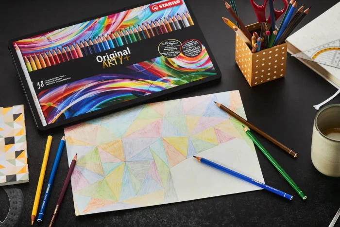 STABILO Original Arty+ Buntstift 12 Farben, Metalletui, 12er-Set