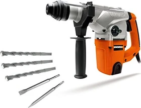 Worx Elektro-Bohr-/Meißelhammer inkl. Koffer + Zubehör