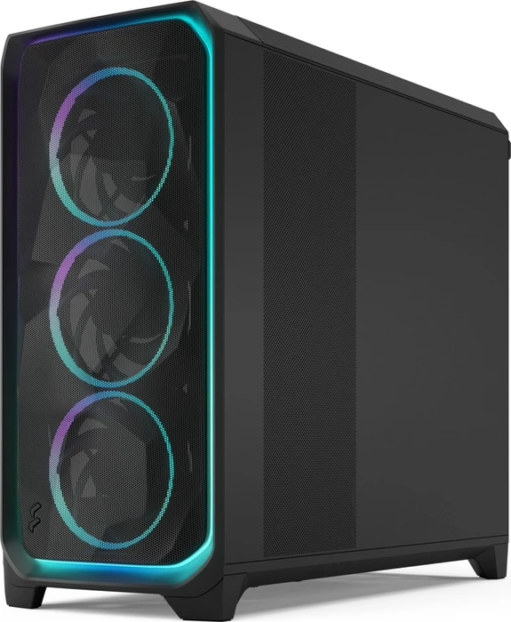 Fractal Design Meshify 3 XL Ambience Pro RGB Black TG Light Tint, schwarz, Glasfenster