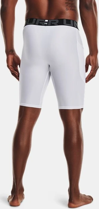 Under Armour HeatGear Pocket Tights Hose kurz weiß/schwarz (Herren)