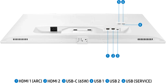 Samsung Smart Monitor M7 M70D (2024), weiß, 32"