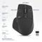 Act Wireless Mouse 2400dpi, schwarz, USB Vorschaubild