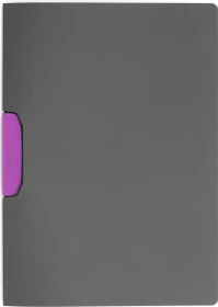 Durable Duraswing Color 30 Klemmmappe, A4, anthrazit/rosa