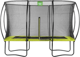 Exit Toys Silhouette mit Sicherheitsnetz 244x366cm Trampolin grün