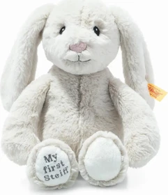 Steiff Soft Cuddly Friends My first Steiff Hoppie Hase 26cm hellgrau