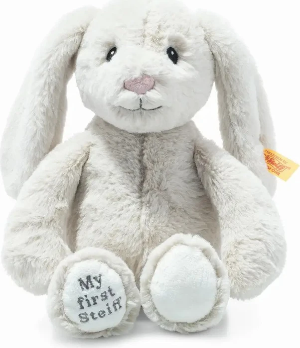 Steiff Soft Cuddly Friends My first Steiff Hoppie Hase 26cm hellgrau