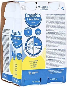 Fresenius Kabi Fresubin 2kcal Fibre Drink Lemon 800ml (4x 200ml)