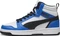 Puma Rebound V6 Mid puma white/puma black/racing blue (Junior) Vorschaubild