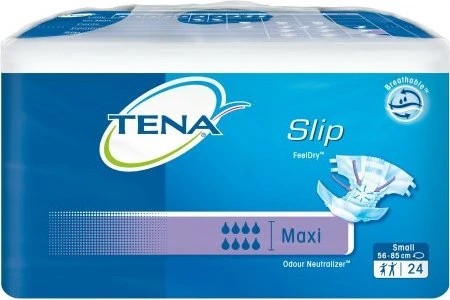 Tena ProSkin Slip Maxi Hygieneeinlage Größe S, 72 Stück (3x 24 Stück)