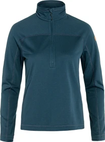 Fjällräven Abisko Lite Fleece Half Zip Funktionsshirt langarm indigo blue (Damen)