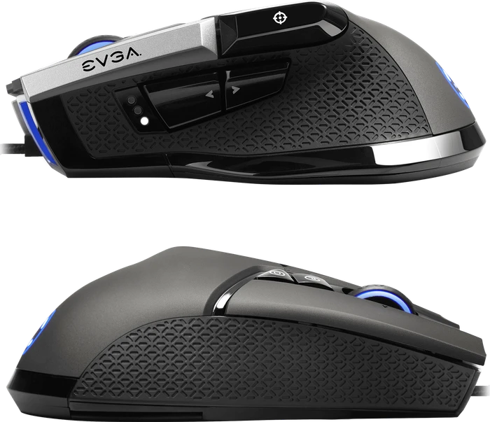 EVGA X17 Gaming Maus grau, USB