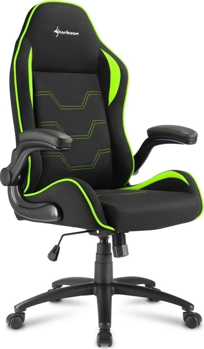 Sharkoon Elbrus 1 Gamingstuhl, schwarz/grün