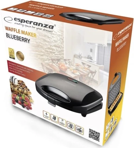 Esperanza Blueberry Waffeleisen