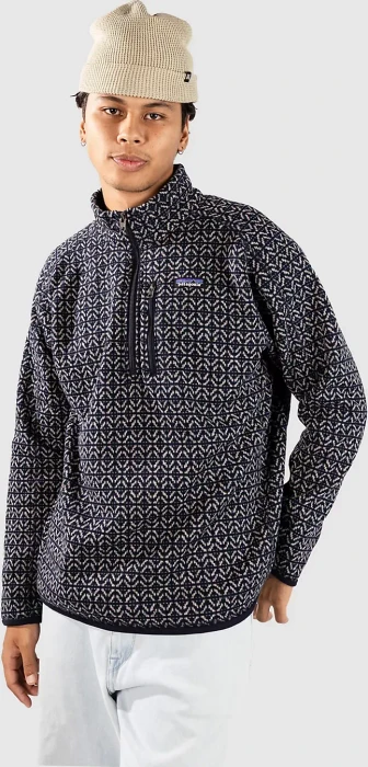 Patagonia Better Sweater 1/4-Zip Fleece Pullover scales/sunken blue (Herren)