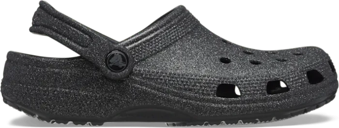 Crocs Classic Glitter black glitter (Damen)
