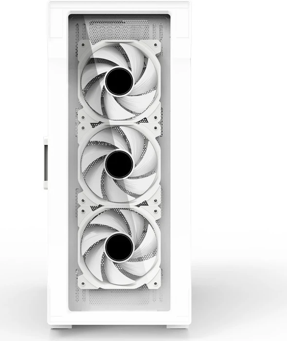 Zalman i3 Neo TG, weiß, Glasfenster