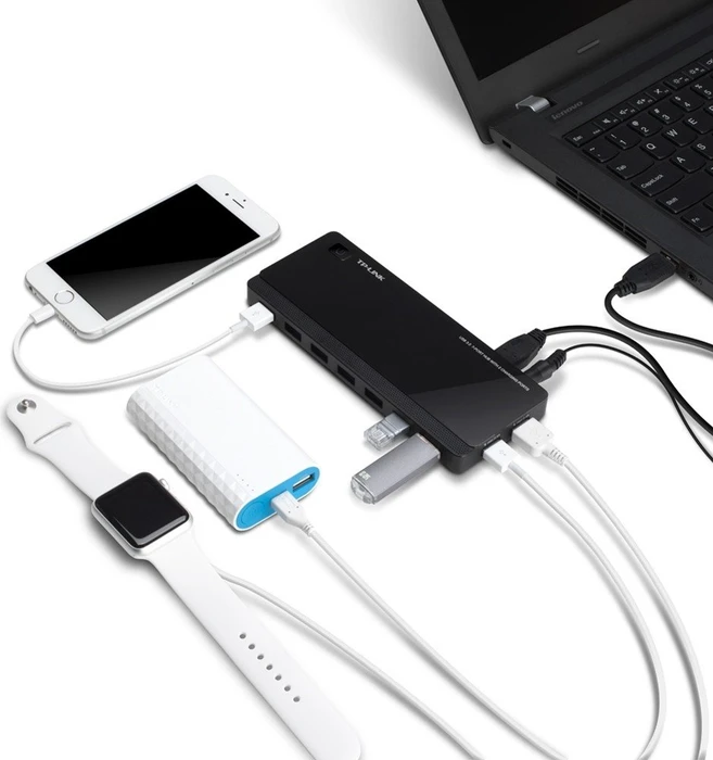 TP-Link USB-Hub, 7x USB-A 3.0, USB 3.0 Micro-B [Buchse]