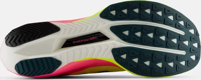 New Balance TCS London Marathon FuelCell SuperComp Elite v5 alkaline green/pink heat (Herren)